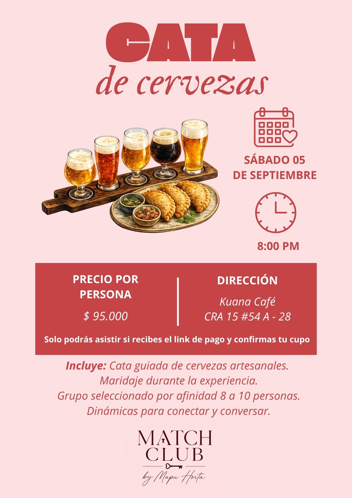 Cata de cervezas artesanales (Mixto) - 18 a 29 años